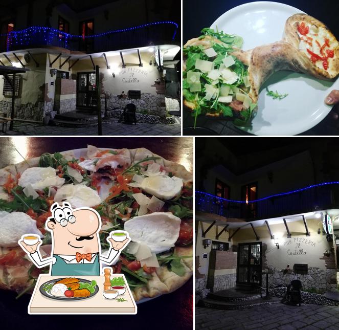 La immagine della cibo e esterno di Il Castello