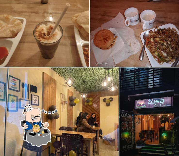 Tusa is distinguished by food and interior