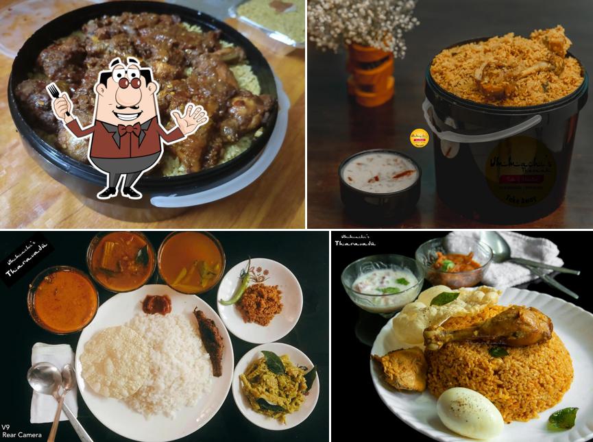 Food at Ummachi's Biriyani