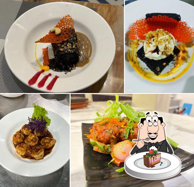 Chocolate cake at Zafran Multicuisine Restro