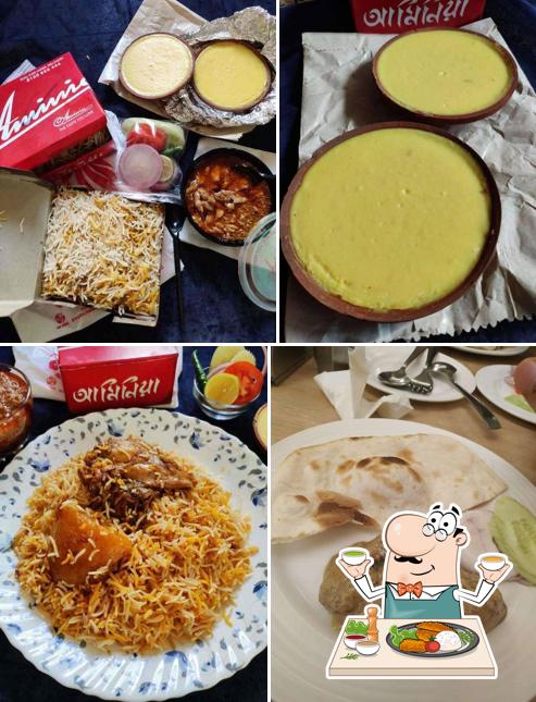 Food at Aminia Restaurant