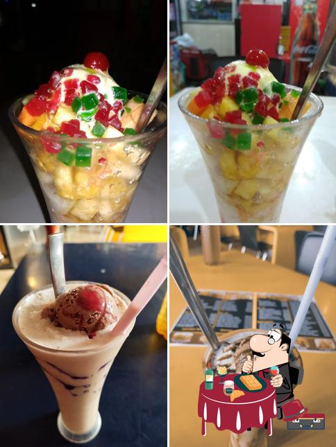 Burger Spot serves a variety of sweet dishes