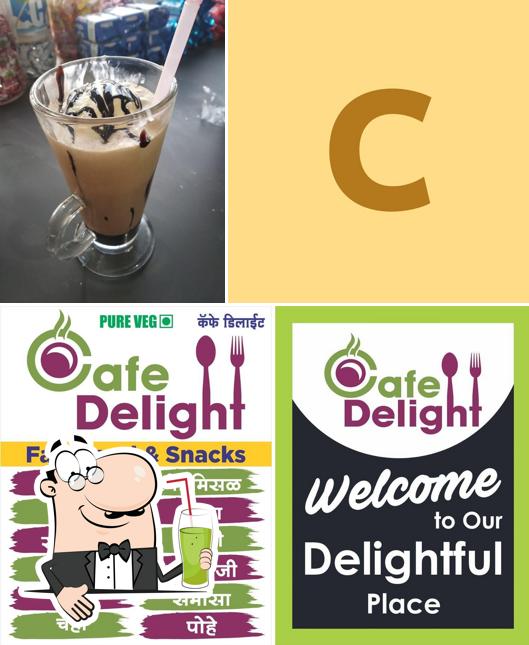 Enjoy a drink at Cafe Delight