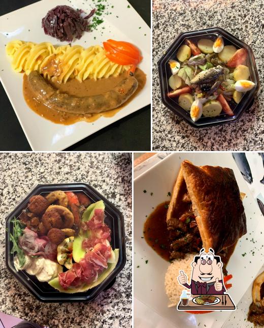 Prenditi i piatti di carne a Café Restaurant du Commerce