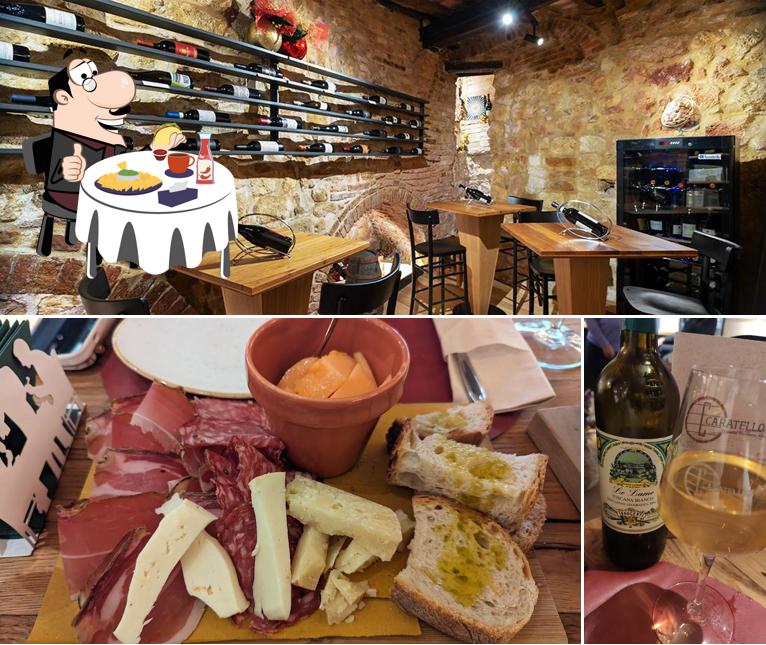 Piatto di formaggi al Enoteca Caratello's - Piccola enoteca alternativa