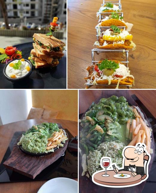 Food at Luv Kush Cafe