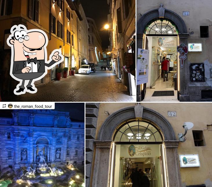 Puoi goderti l'aria fresca da seduto all'esterno di Il Gelato di San Crispino