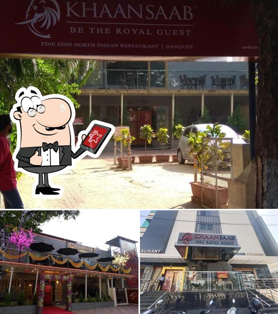 The exterior of Khaansaab Restaurant - Robot Restaurant Vijayawada