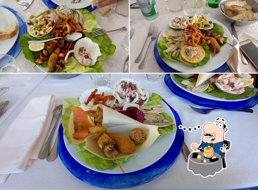 Cibo al Ristorante Mediterraneo