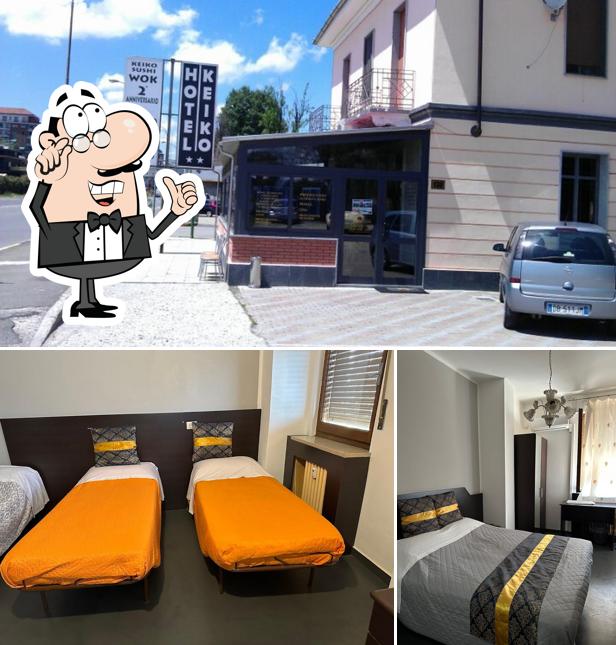 Questa è la immagine che mostra la interni e esterno di Albergo Keiko