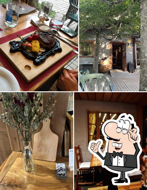 Gli interni di Auberge de la Cergniaulaz