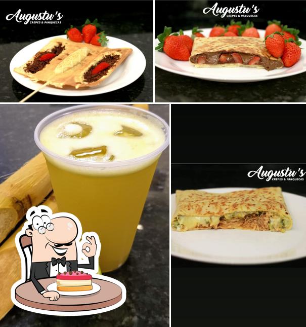 Augustu's Crepes, Panquecas , Torre de Caldo de Cana e Pastel
