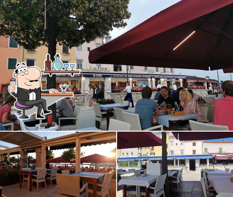 Dai un'occhiata agli interni di Da Piero restaurant Rovinj