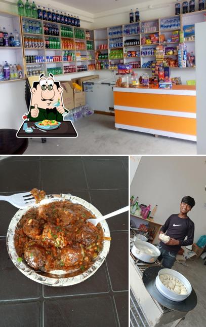 The picture of food and interior at Hotel Ayush