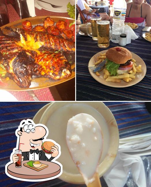 Try out a burger at Sea Horse