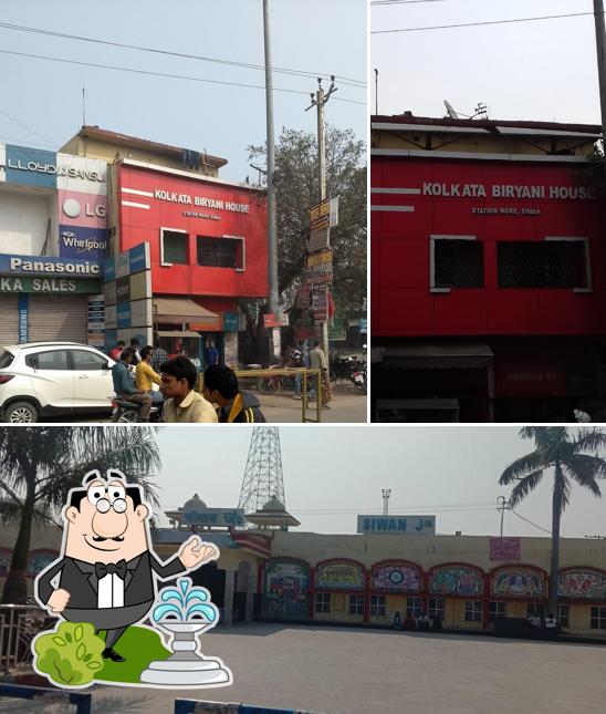The exterior of Kolkata Biryani House