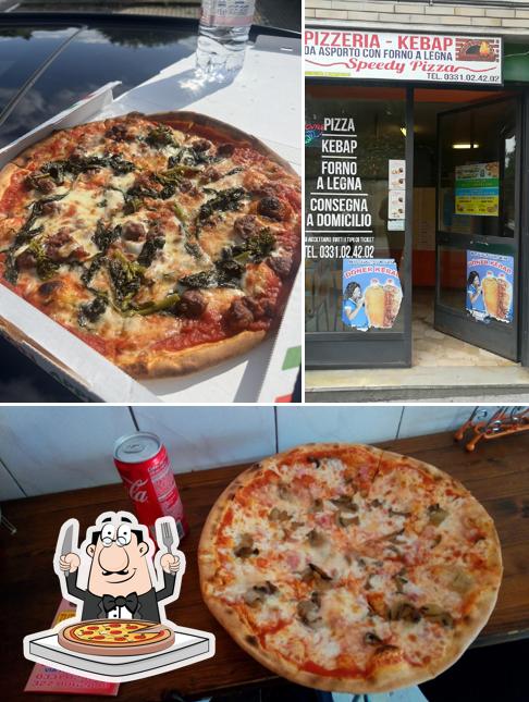 A Pizza al volo Carnago, puoi ordinare una bella pizza