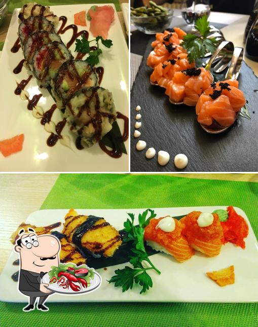 Prenditi la cucina di mare a Sushi Salmone