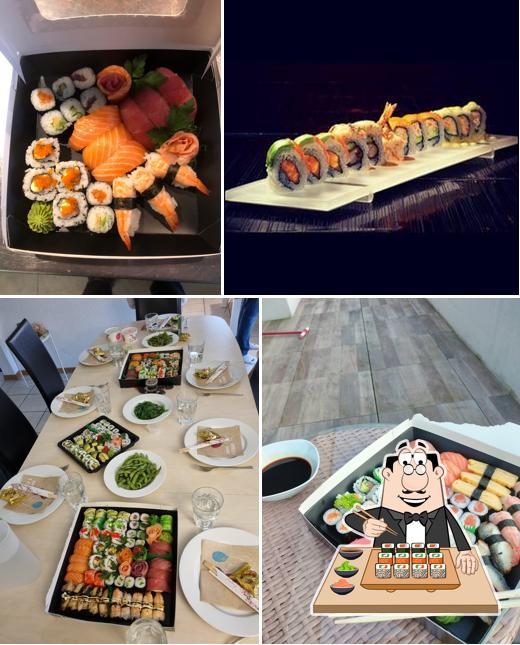Prenditi le varie opzioni di sushi
