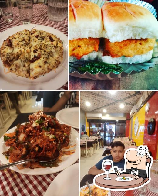 Food at The Food Planet Pavbhaji,Pulao,Dabeli and Vadapav