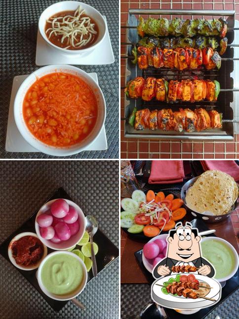 Food at Saffron Restaurant