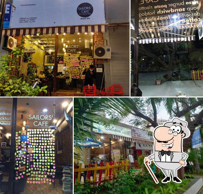 The exterior of Sailors' Cafe