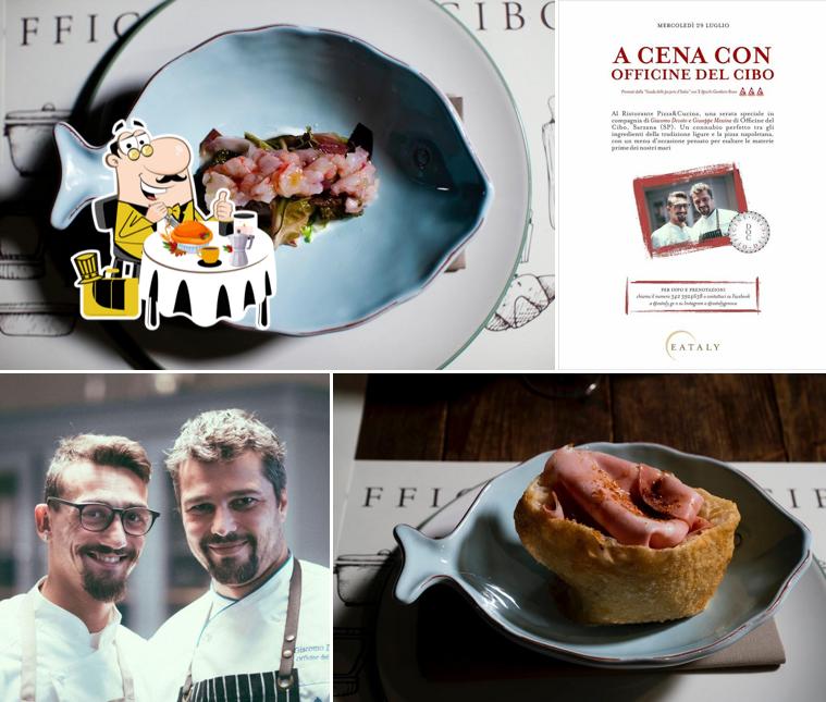 Platti al Pizzeria Officine del Cibo