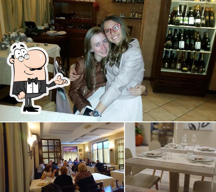 Gli interni di Osteria Del Mercato