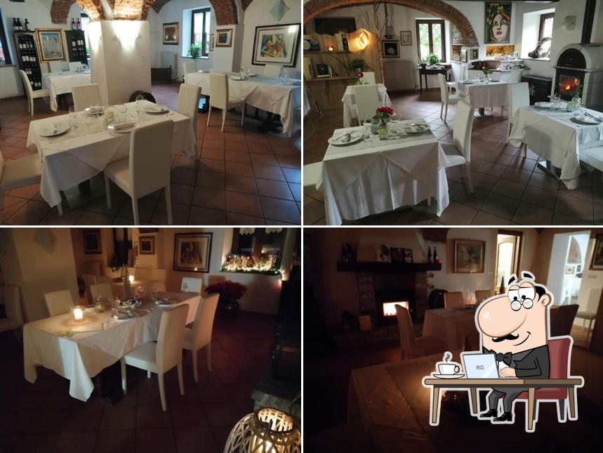Gli interni di RISTORANTE AGRITURISTICO IL MULINO DELLE ORTENSIE