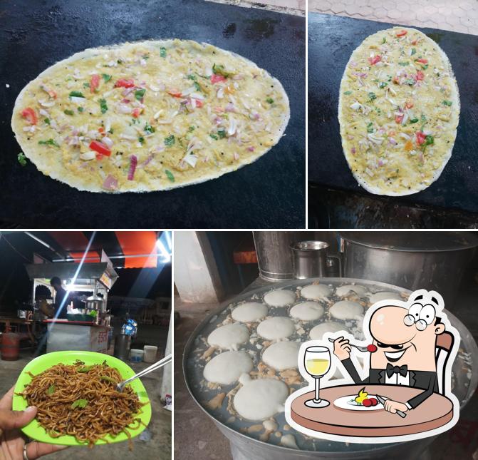 Meals at south indian dish