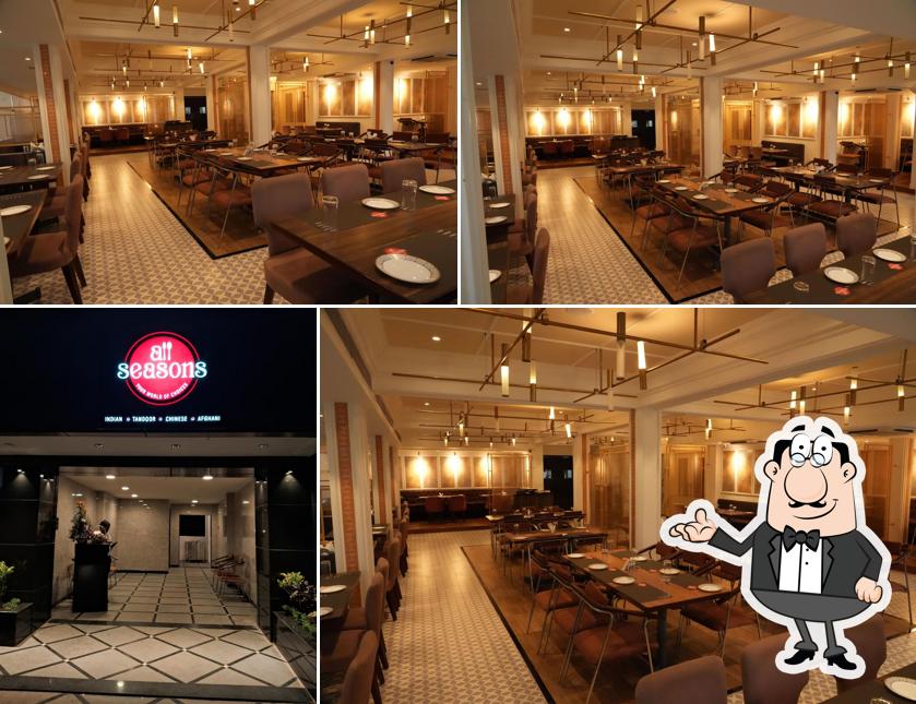 The interior of ALL SEASONS RESTAURANT