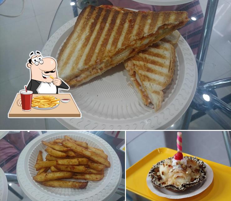 French fries at Cafe Cool Corner