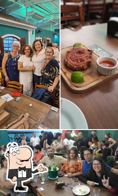 O interior do Casa Imperial Bar e Restaurante