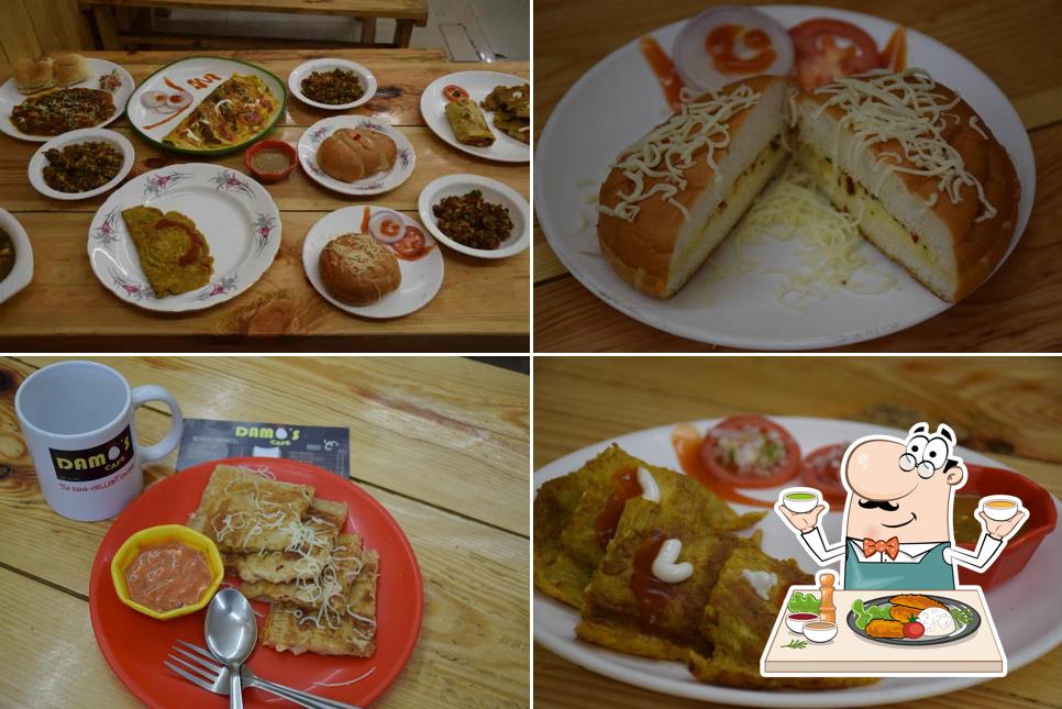 Food at Damo's Cafe
