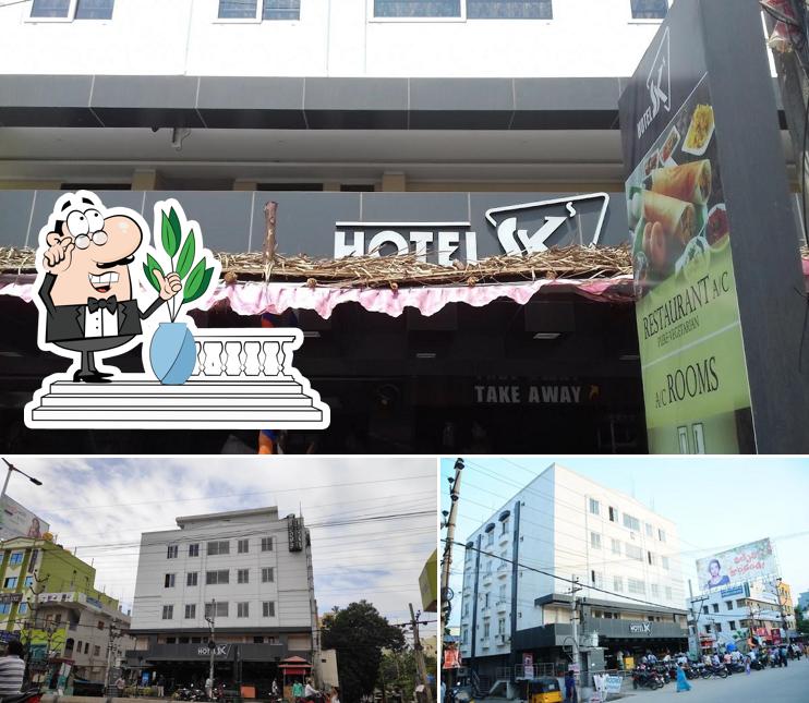 You can get some fresh air at the outside area of Hotel S.K's