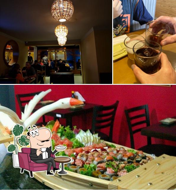 O interior do KAISHI SUSHI MOGI