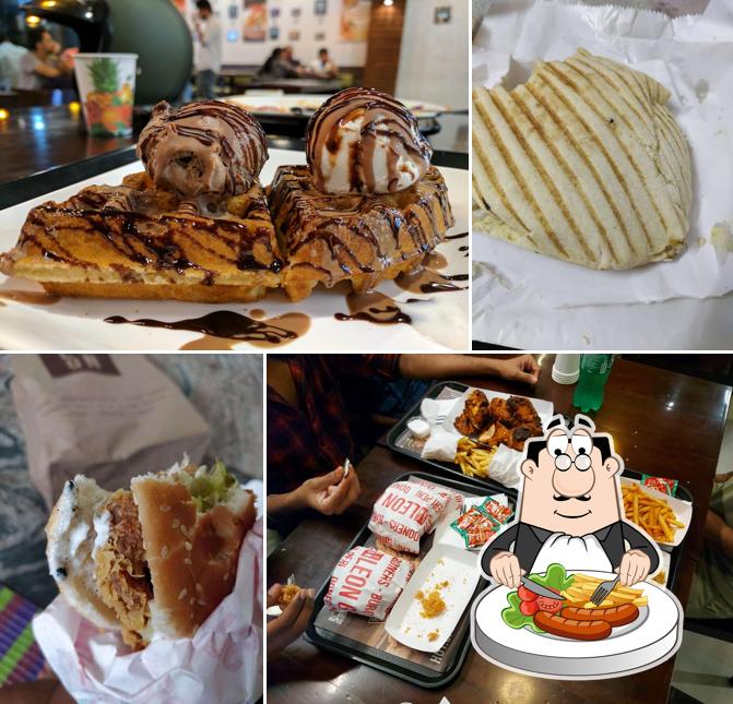 Food at Leon's Burgers & Wings HSR Layout