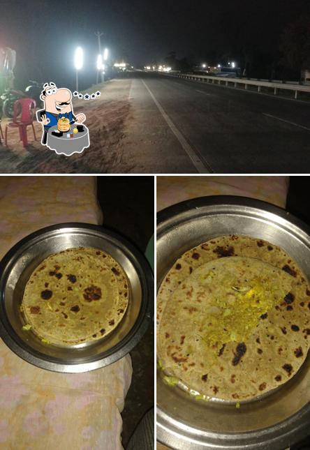 This is the photo displaying food and exterior at Mamta Hotel