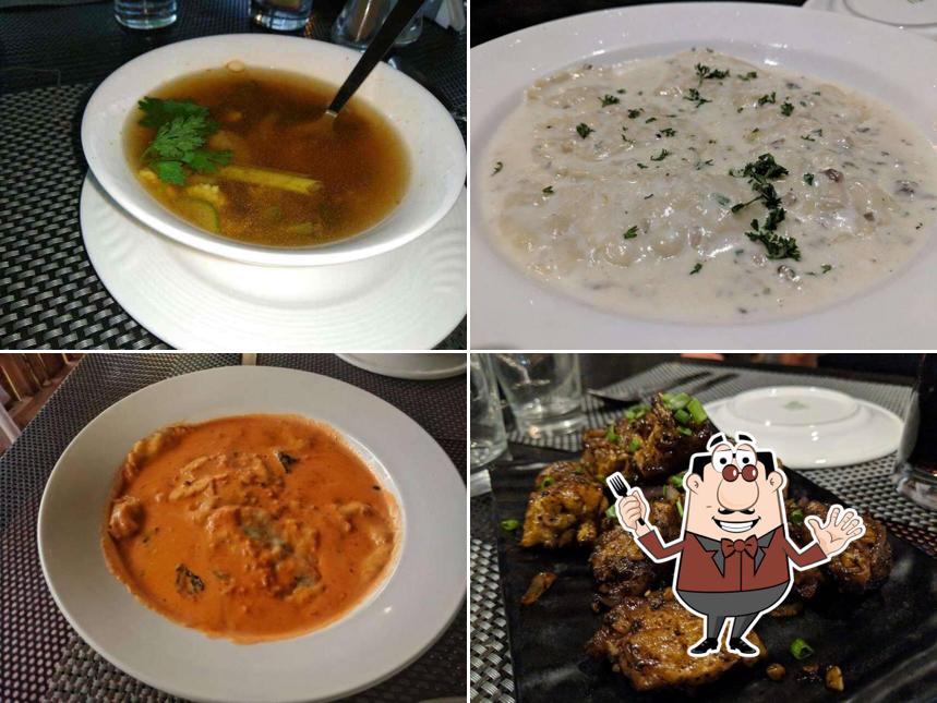 Food at Mascarpone Cafe