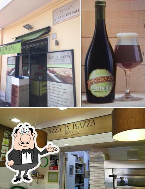 La foto della interni e alcol di Pizza in Piazza