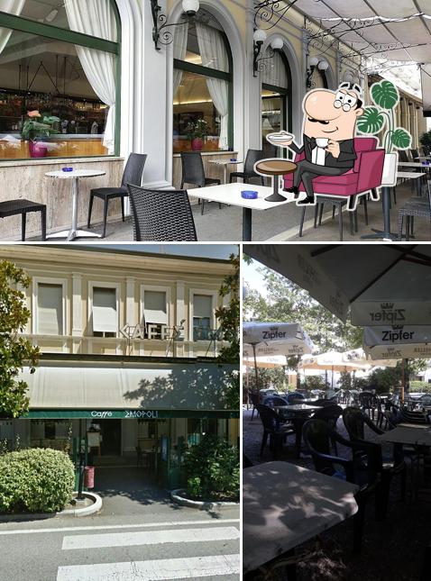 Siediti a un tavolo di Caffè Emopoli