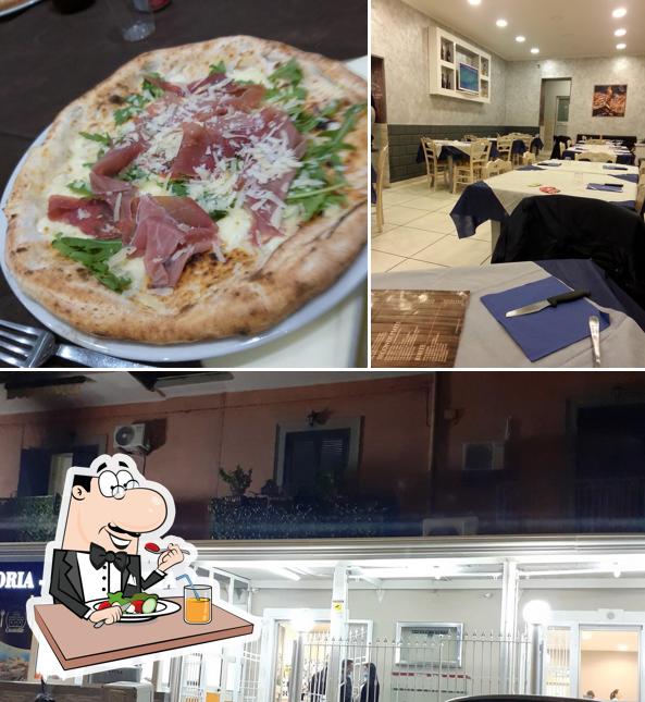 La immagine di cibo e esterno da F.lli Castello Gran Trattoria Pizzeria