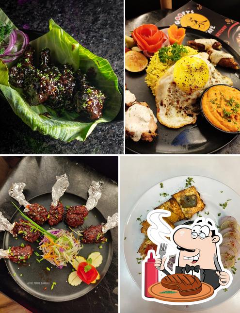 Pick meat dishes at Goofys Cafe