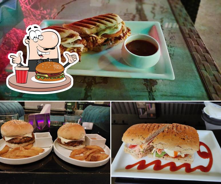 Order a burger at Grand Gossip