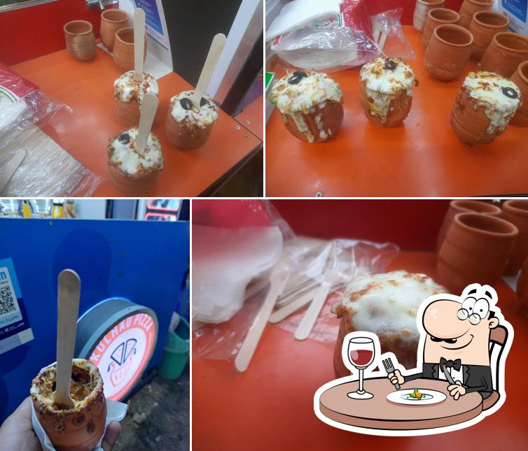 Chocolate mousse at Kulhad pizza