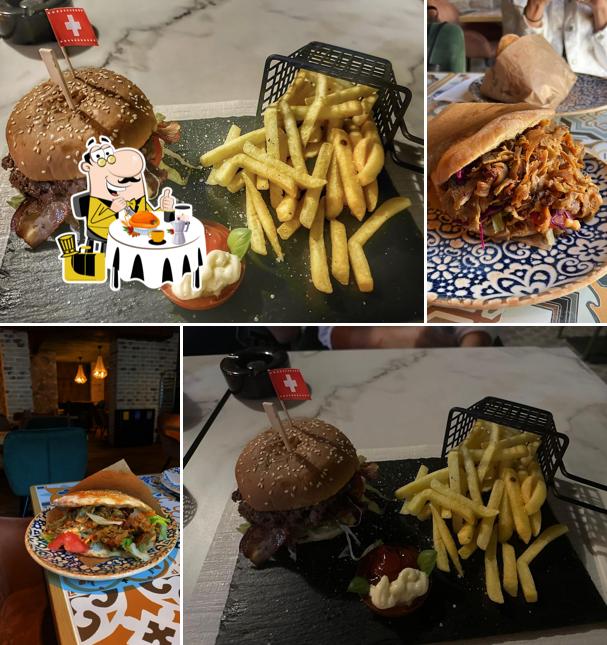 Panino con maiale stirato al Mahoos