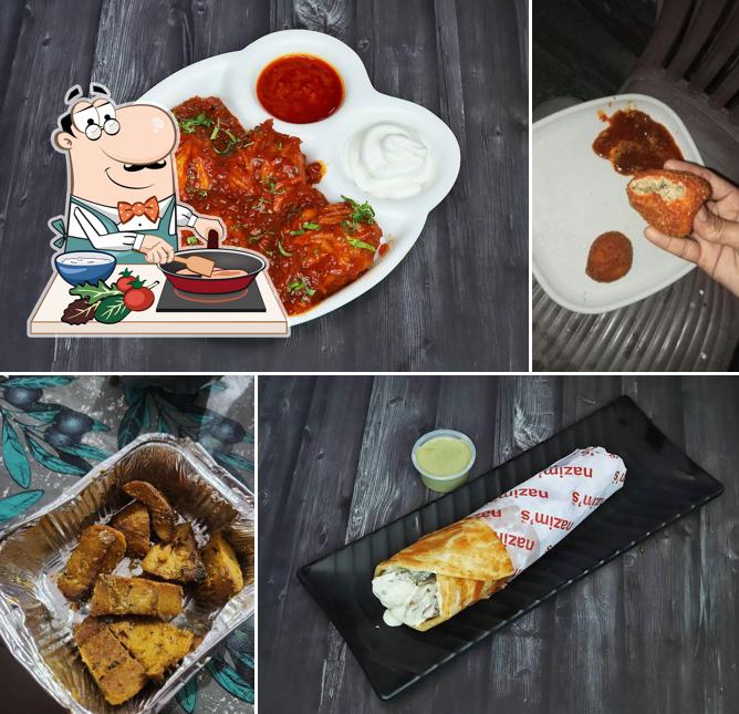 Chicken curry at Nazim Khan Kathi Roll