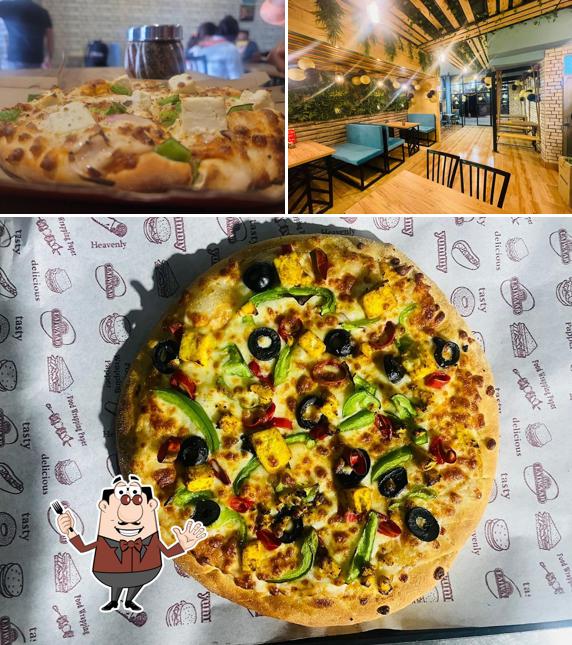 The image of food and interior at PIZZA GOODNESS