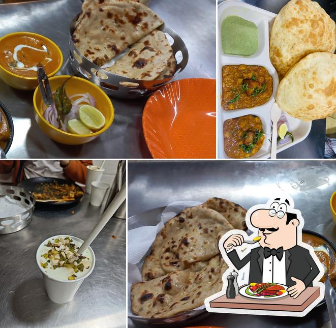Food at Authentic Punjabi Adda - North Indian Food