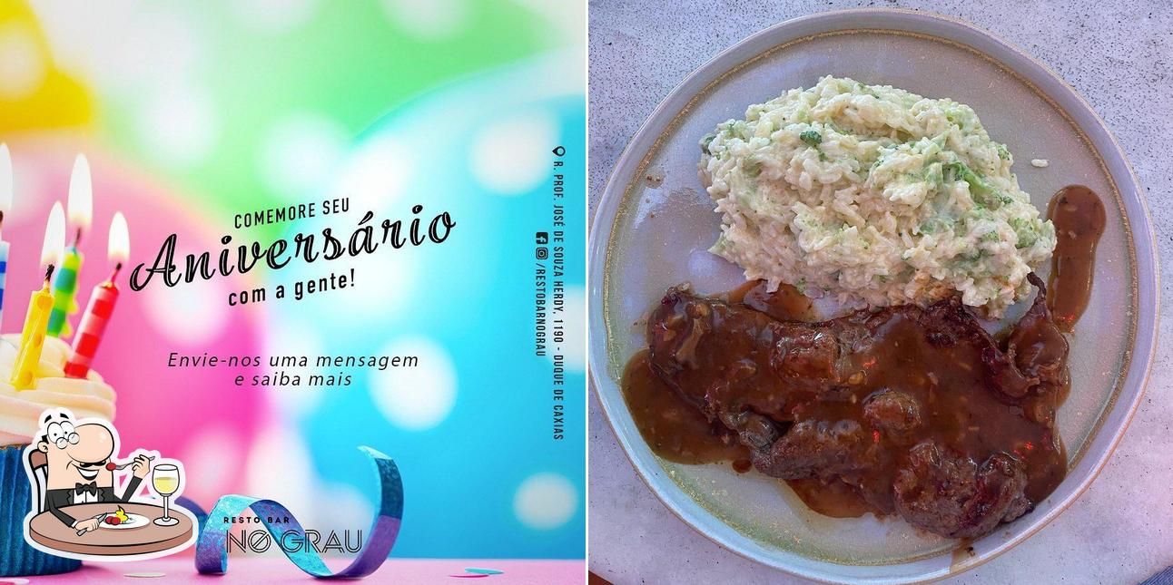 Comida em Resto bar no grau